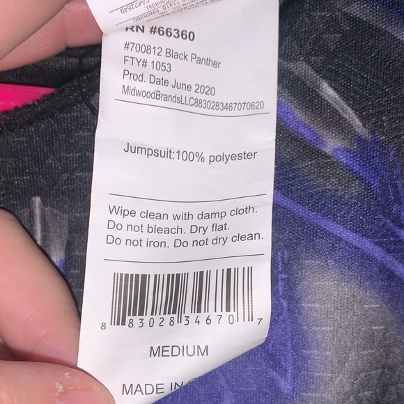 Marvel The avengers endgame Black Panther Halloween costume Medium kids - Picture 5 of 7